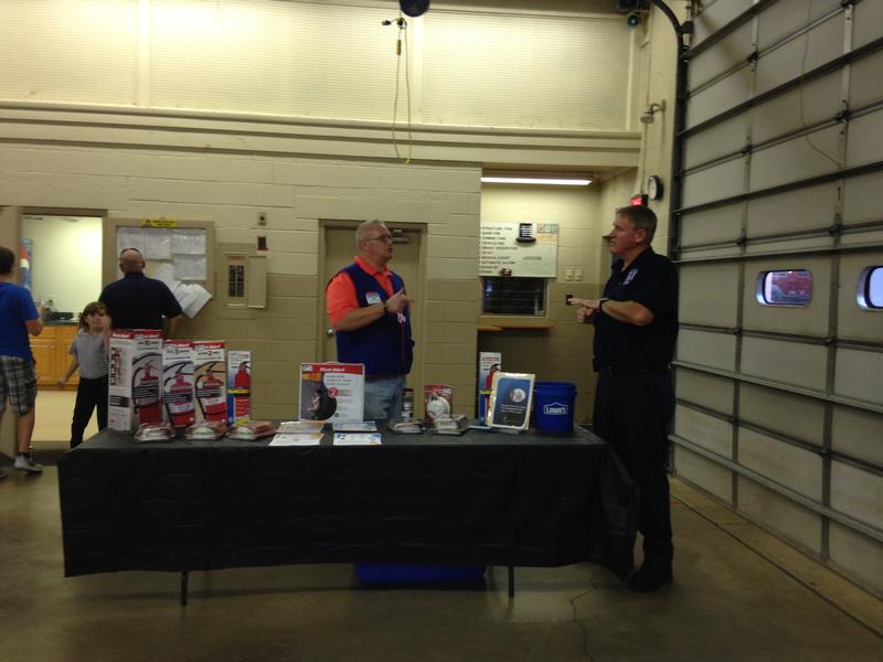 Fire Prevention Night & Open House - Smoke detector display. Photo by Stacy Shank